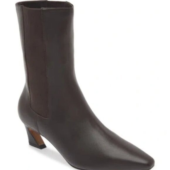 NEW Reiss Mina Ankle Brown Boots - Picture 1 of 8